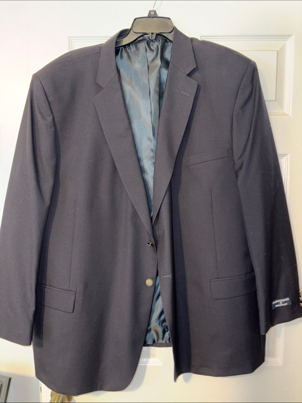 Saddlebred Navy Blue Men's Single-Breasted Blazer
